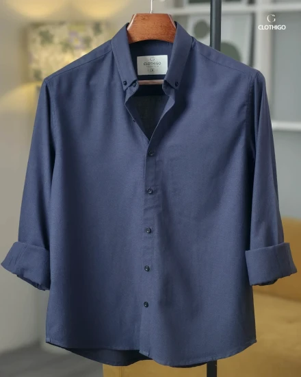Men's Urban Fit Navy Blue Shirt - L/S - CG1264